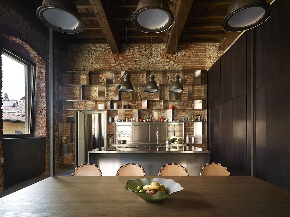 Porta filo muro cucina