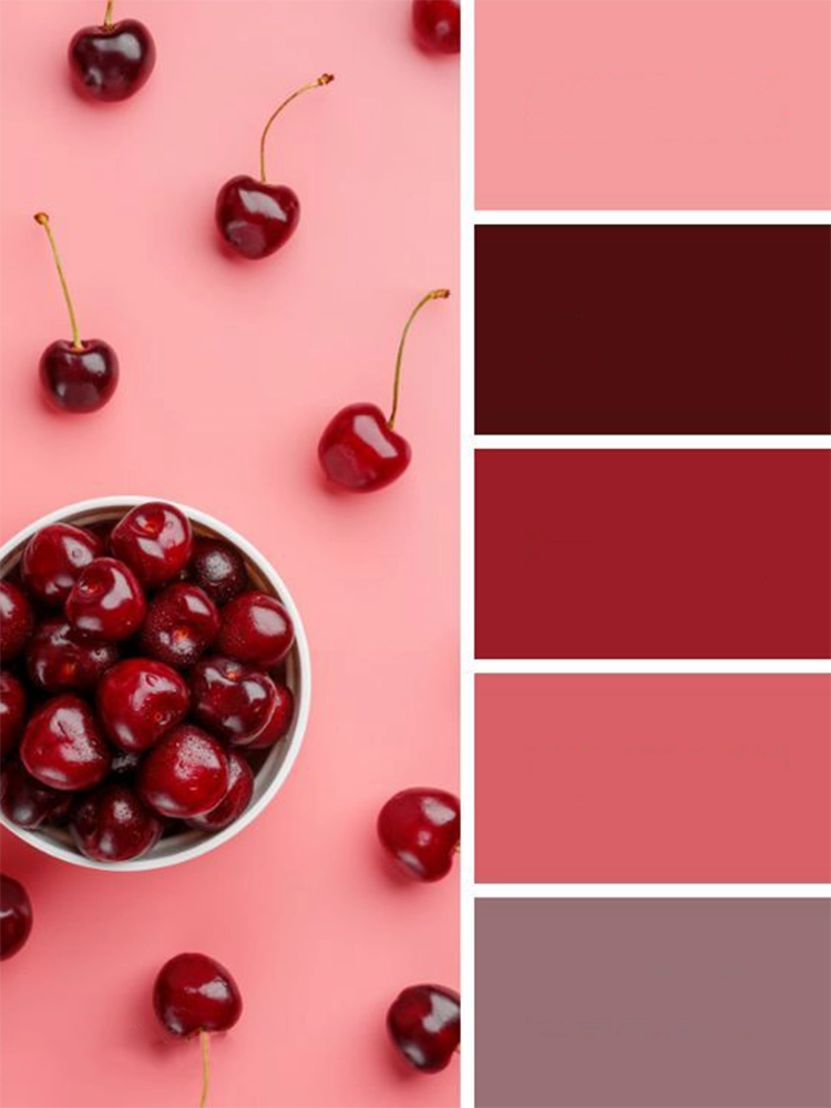 Scala di colori cherry