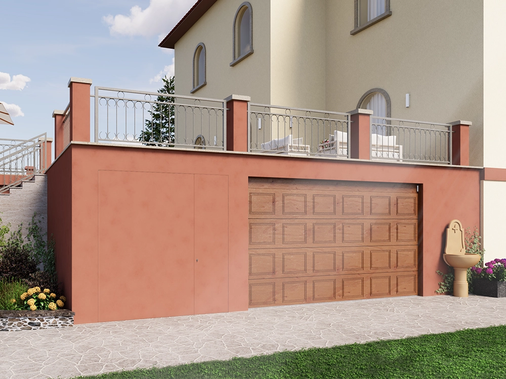 armadio per esterno garage chiuso