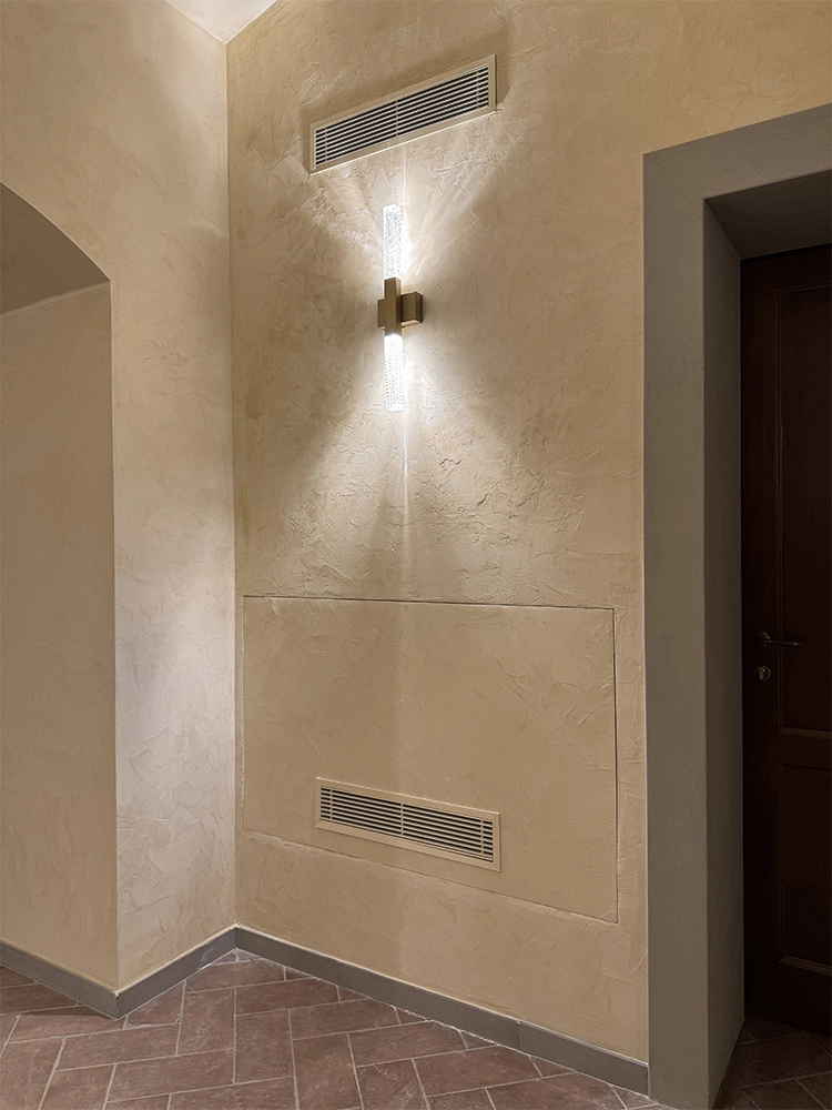 Chiusura per impianto filo muro Palazzo Serristori Chiuso