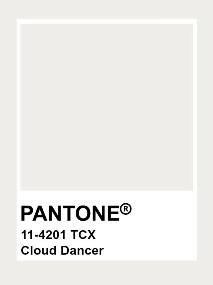 pantone cloud dancer 2026
